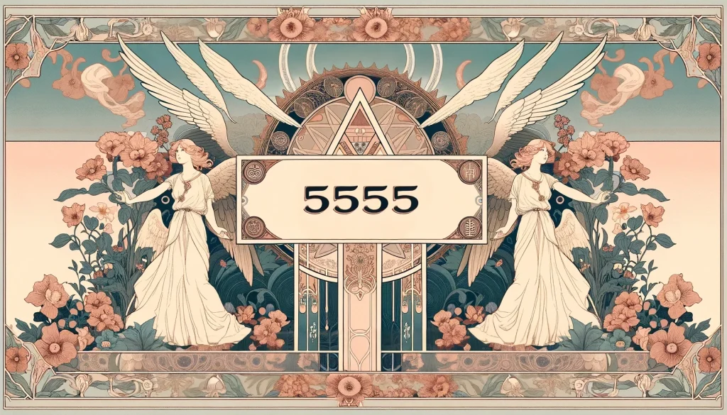 エンジェルナンバー5555のイメージ画像