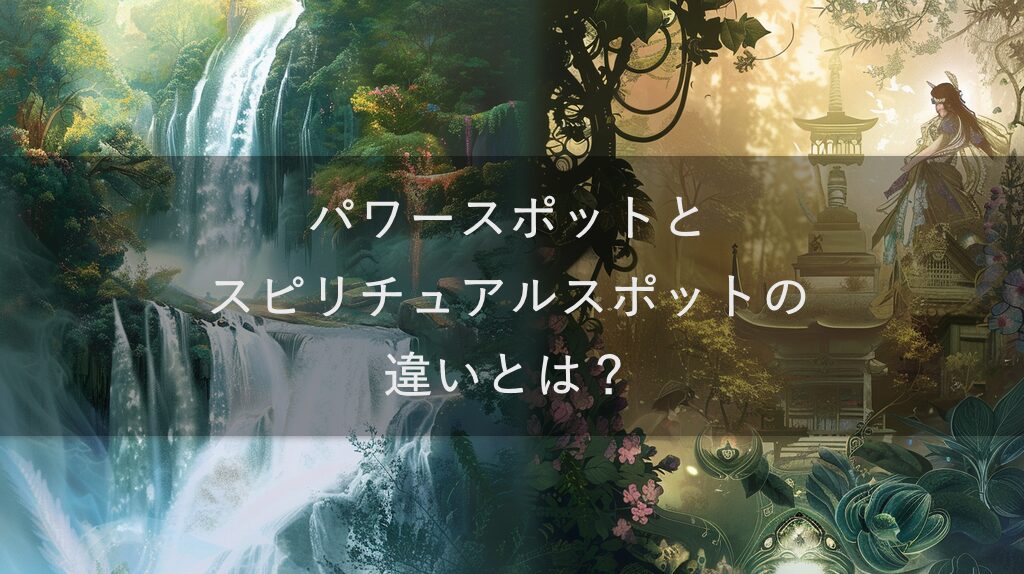 パワースポットとスピリチュアルスポットの違いとは？