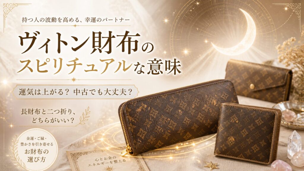 ヴィトン財布のスピリチュアルな意味